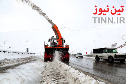 عملیات راهداری زمستانی در جاده هراز
