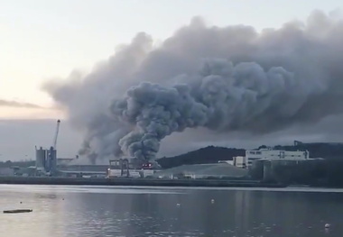 Large Fire at Ireland’s Port of Cork Brought Under Control