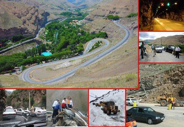 چالوس به تهران بدون ترافیک + تصاویر