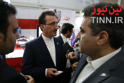 بازید مدیر عامل راه آهن از غرفه تین نیوز در نمایشگاه ریلی