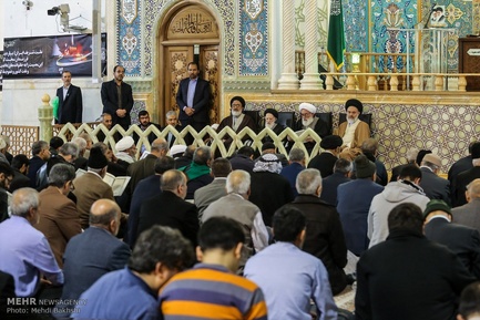بزرگداشت جانباختگان نفتکش سانچی در قم 
