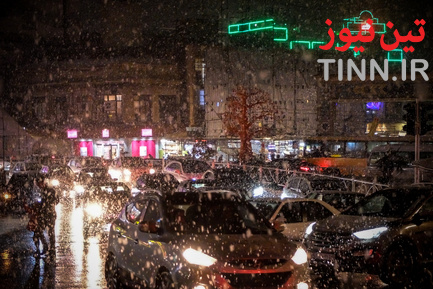 بارش اولین برف زمستانی در تهران