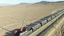 بارگیری دومین محموله صادراتی زغال سنگ طبس به مقصد چین

