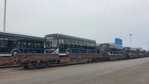 اعزام ۴۱ اتوبوس برقی از بندر شهید رجایی توسط راه‌ آهن هرمزگان