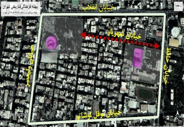 بهسازی پیاده راه خیابان خاک تا رازی گام دوم احداث «پهنه رودکی»

