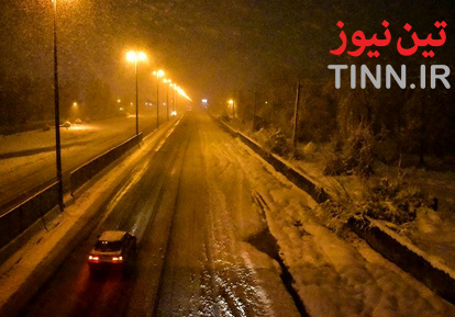 بارش سنگین برف در گیلان