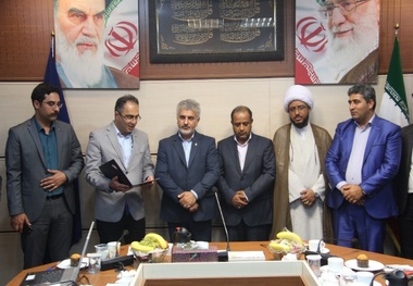 مراسم تودیع و معارفه معاون دریایی و بندری بنادر غرب هرمزگان