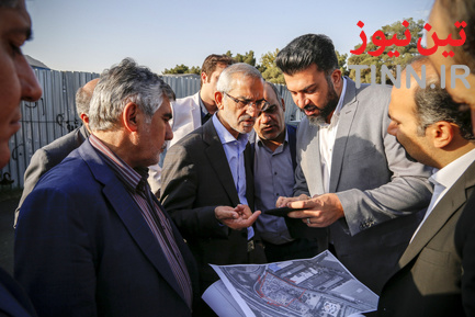 بازدید دوره‌ای معاون حمل‌ونقل و ترافیک شهرداری تهران و مدیران این معاونت از پروژه‌های حمل و نقل و ترافیک شهرداری منطقه ۴