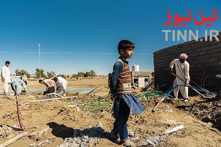 خسارت سیل در روستاهای« زرآباد سیستان و بلوچستان»