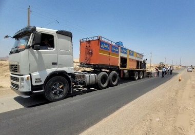 طرح ارتقا ایمنی محورهای بخش قاهان شهرستان جعفریه اجرا شد