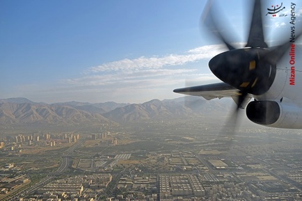 تصاویر دیدنی از نخستین پرواز هواپیمای ATR72 هما به سنندج