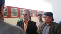 بازدید معاونت امور عمرانی استانداری ازاداره کل راه آهن هرمزگان