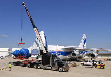 World's largest jet engine hitches a lift home to Ohio