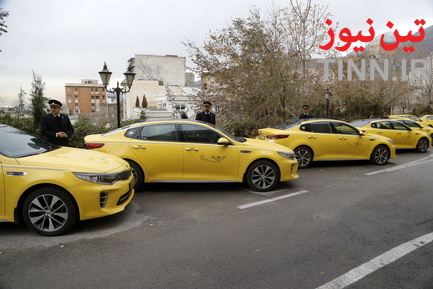 مراسم رونمایی از ناوگان نوسازی شده تاکسیرانی