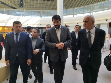 گزارش تصویری بازدید وزیر راه و شهرسازی از فرودگاه زنگیلان (6)