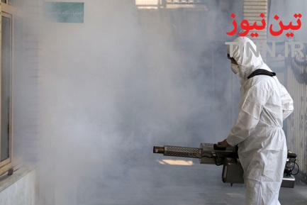 عملیات گندزدایی زدایی و ضدعفونی معابر اصلی و فرعی خیابان ولیعصر‎(عج)