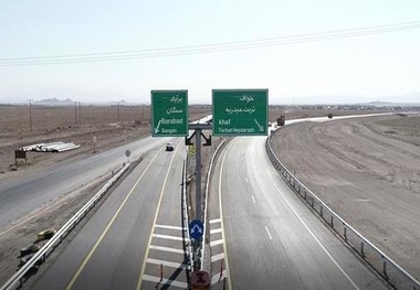 افتتاح بخشی از محور سنگان-تربیت حیدریه