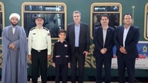 راه‌ اندازی قطار نظم و دوستی در اداره کل راه‌ آهن شمال٢