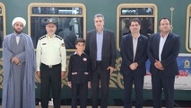 راه‌ اندازی قطار نظم و دوستی در اداره کل راه‌ آهن شمال٢