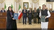 امضای سند همکاری حمل‌ ونقل و ترانزیت میان ایران و پاکستان 