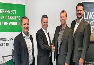 Skangas to provide LNG to first LNG-fueled large bulk carriers