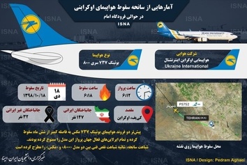 اینفوگرافیک / آمارهایی از سانحه سقوط هواپیما در حوالی فرودگاه امام