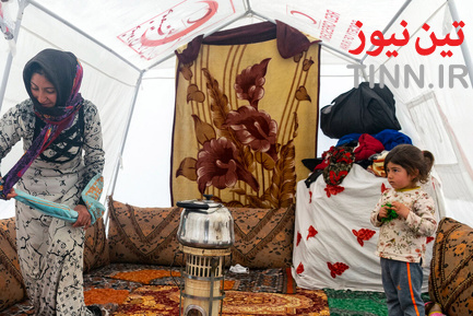 وضعیت زلزله زدگان بخش قطور شهرستان خوی