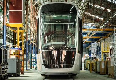 Alstom unveils the first tram for Caen la mer in France

