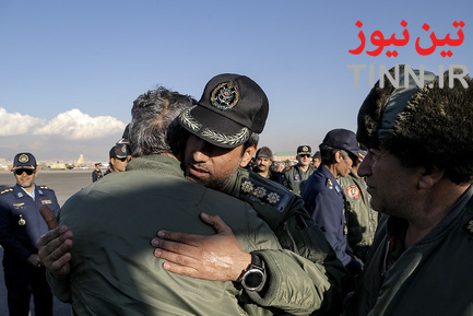 ورود پیکر خلبان شهید رحمانی به تهران