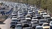 ترافیک نیمه سنگین در آزاد راه تهران -کرج و کرج- قزوین