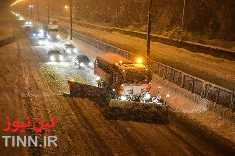 بارش سنگین برف در گیلان