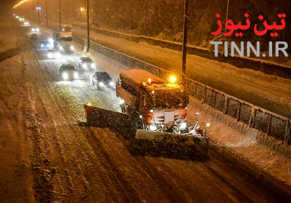 بارش سنگین برف در گیلان