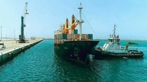 بارگیری محموله ترانزیتی افغانستان به جمهوری هند از بندر چابهار 