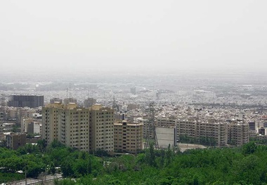 وزش باد شدید در تهران