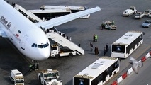 Flights, postponed by bad weather, resumed at Mashad airport