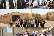 بازدید معاون راهداری سازمان از کارگاه های راهداری در استان سمنان