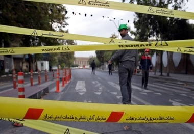 فرونشست تهران در شرایط قرمز