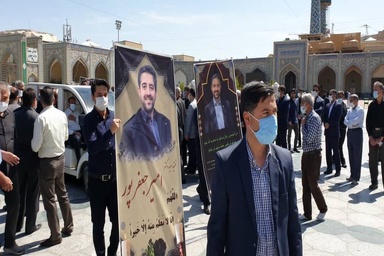 یادمان تصویری مرحوم «امیر جعفرپور» + فیلم مراسم تشییع
