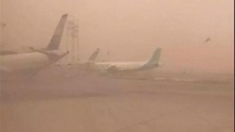 گردوخاک پروازهای فرودگاه اهواز را به تاخیر انداخت