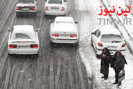 برف و ترافیک تهران