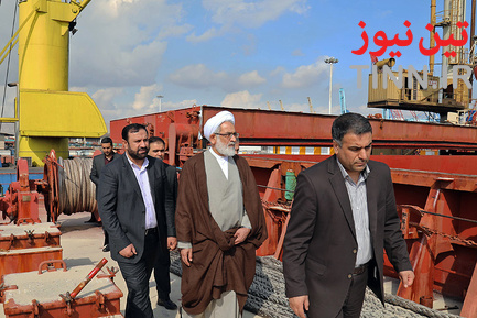 بازدید دادستان کل کشور از بندر شهید رجایی