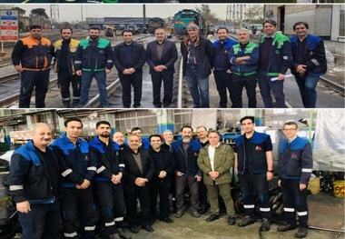 تداوم آمادگی لکوموتیوهای راه آهن در شرایط سخت/ تأکید معاون ناوگان بر حفظ سطح کیفی تعمیرات

