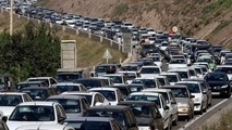 ترافیک سنگین در محورهای چالوس و هراز