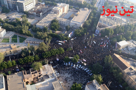 مراسم تشییع پیکر سردار سپهبد شهید حاج قاسم سلیمانی در اهواز