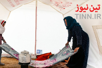 وضعیت زلزله زدگان بخش قطور شهرستان خوی