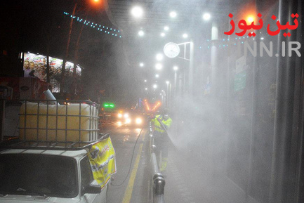 طرح ضدعفونی معابر شهری