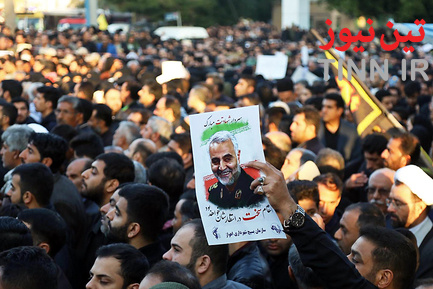 مراسم تشییع پیکر سردار سپهبد شهید حاج قاسم سلیمانی در اهواز