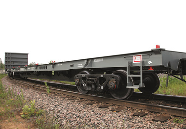 Wagons for heavy containers delivered
