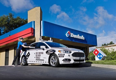 Domino's and Ford start research into self-driving vehicles for pizza delivery