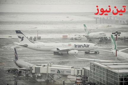 یک روز برفی در شهر فرودگاهی امام خمینی (ره)